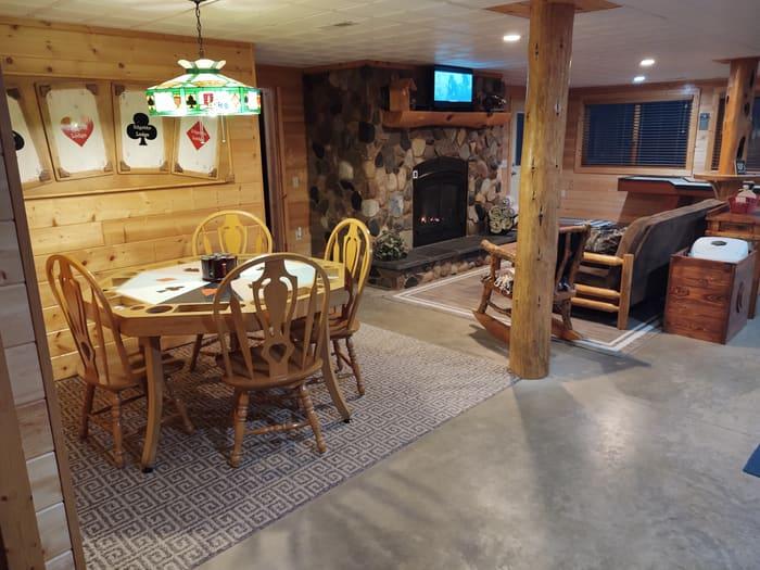 The 400 sq ft game room